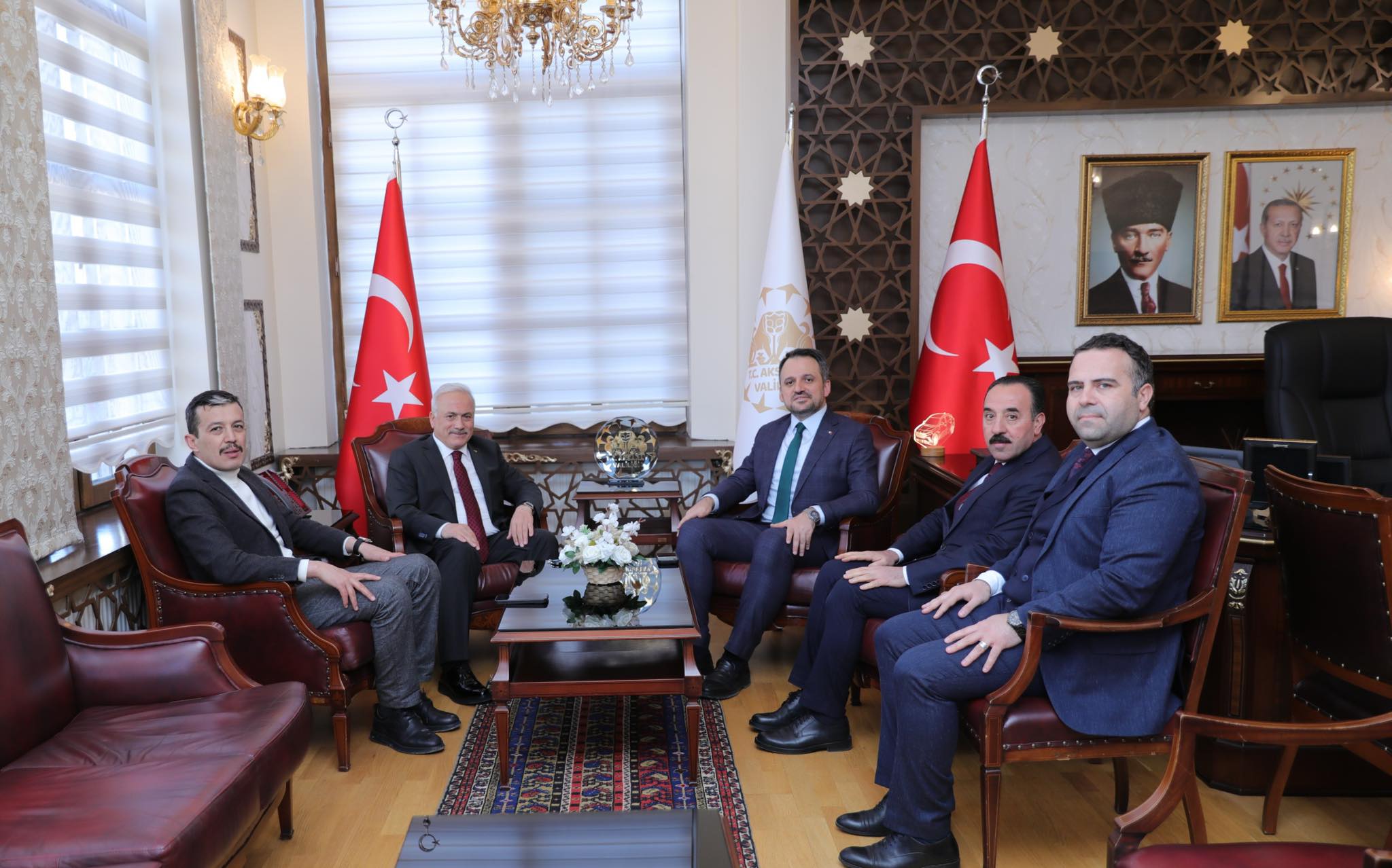 Gençlik ve Spor Bakan Yardımcısı Enes Eminoğlu, Aksaray Valisi Mehmet