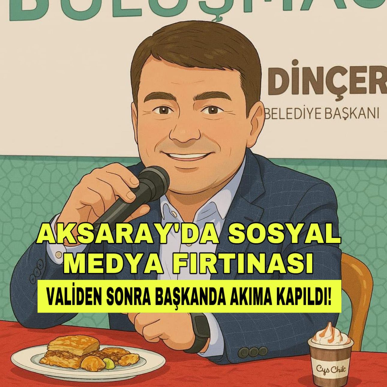 Aksaray’da sosyal medya fırtınası! Validen sonra Başkan da akıma kapıldı
