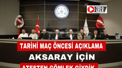Motolux 68 Aksarayspor’un Türkiye Futbol Federasyonu 2. Lig Kırmızı Grup’ta