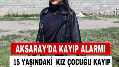 Aksaray’ın Büyük Bölcek Mahallesi’nde yaşayan 14-15 yaşlarındaki Ümmühan Doğan’dan