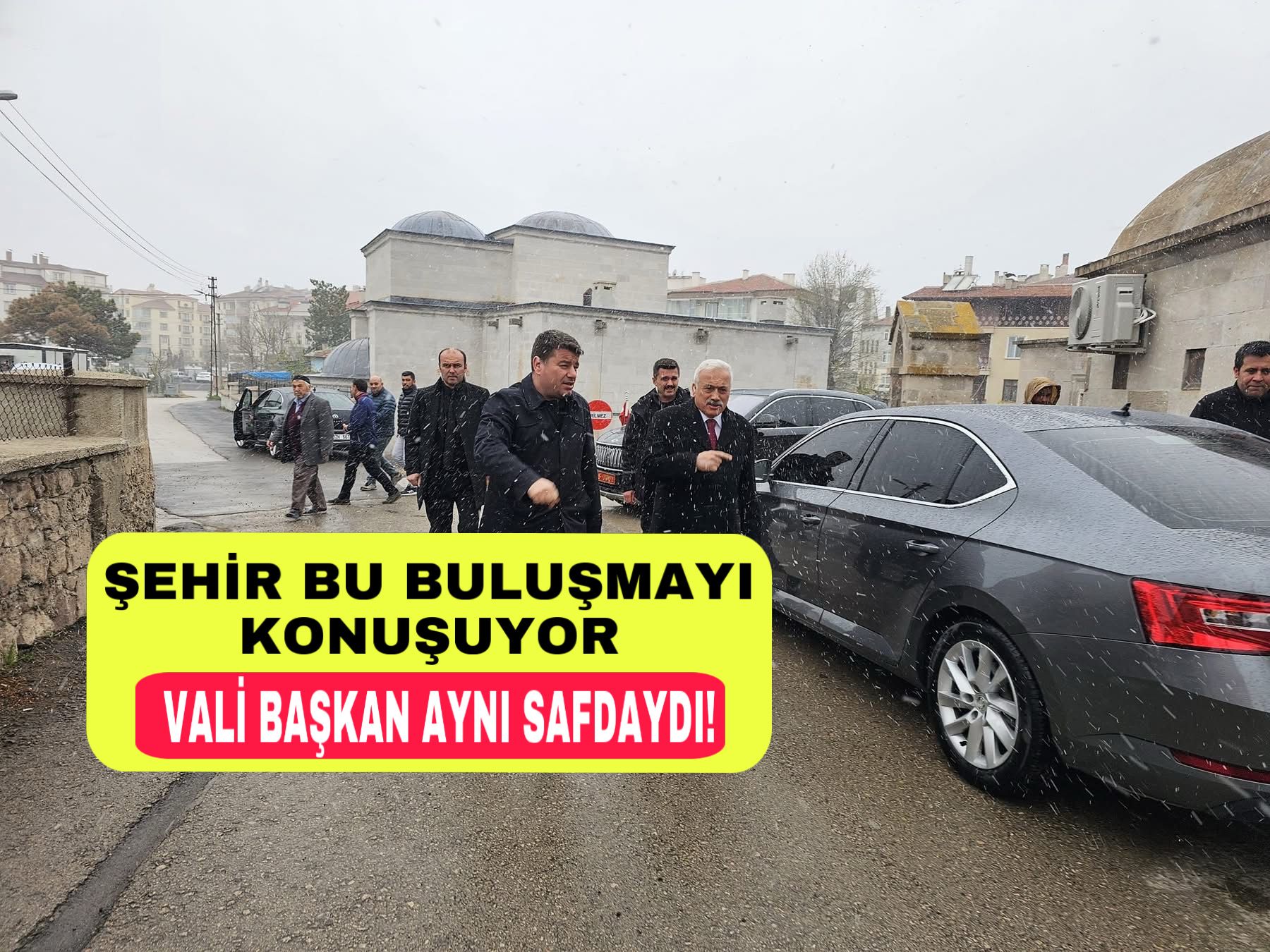 Şehir bu buluşmayı konuşuyor: Vali ve Başkan aynı safdaydı!