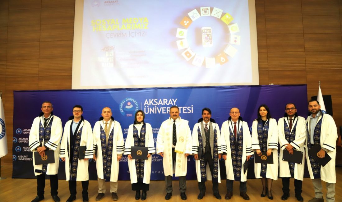 Aksaray Üniversitesi’nde ünvanda yükselen