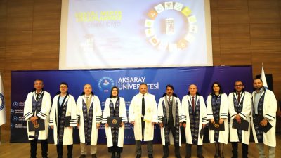 Aksaray Üniversitesi’nde ünvanda yükselen 174 öğretim üyesi için “Cübbe Giyme