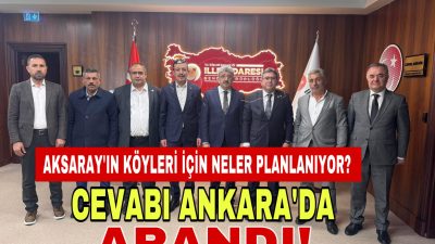 AK Parti Aksaray İl Başkanı Hamza Aktürk öncülüğünde oluşturulan heyet,