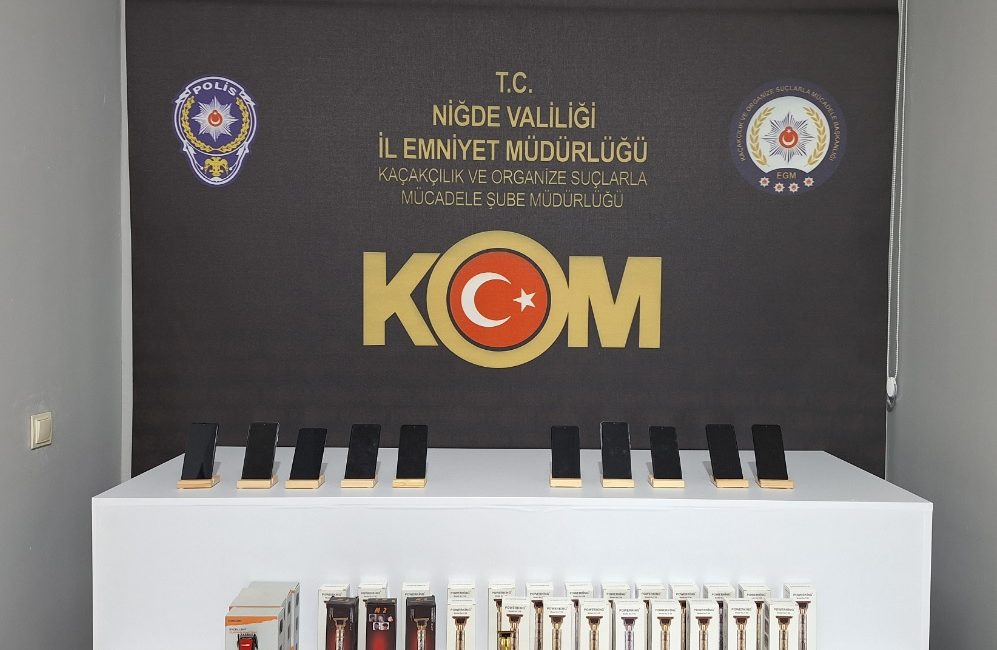 Niğde’de düzenlenen kaçakçılık operasyonunda