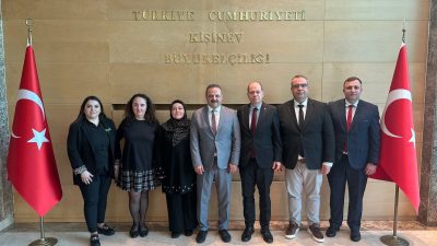 Aksaray Üniversitesi Rektörü Prof. Dr. Alpay Arıbaş, Moldova’daki temasları kapsamında