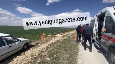 Afgan uyruklu işçilerin bulunduğu otomobil takla attı.