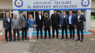 İYİ Parti Aksaray Milletvekili Turan Yaldır ve İl Başkanı Sercan