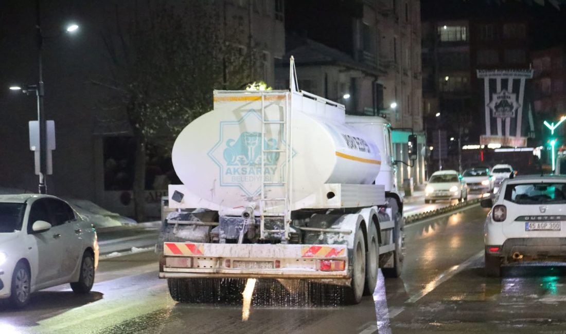 Aksaray Belediye Başkanı Evren Dinçer, -5 dereceye kadar düşen sıcaklıklarla