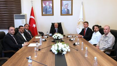 Aksaray Valisi Mehmet Ali Kumbuzoğlu, Nevşehir’den gelen önemli bir heyeti