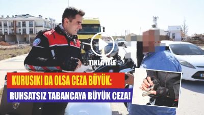 Aksaray’da polisin şüphe üzerine durdurduğu bir hafif ticari araçta kurusıkı