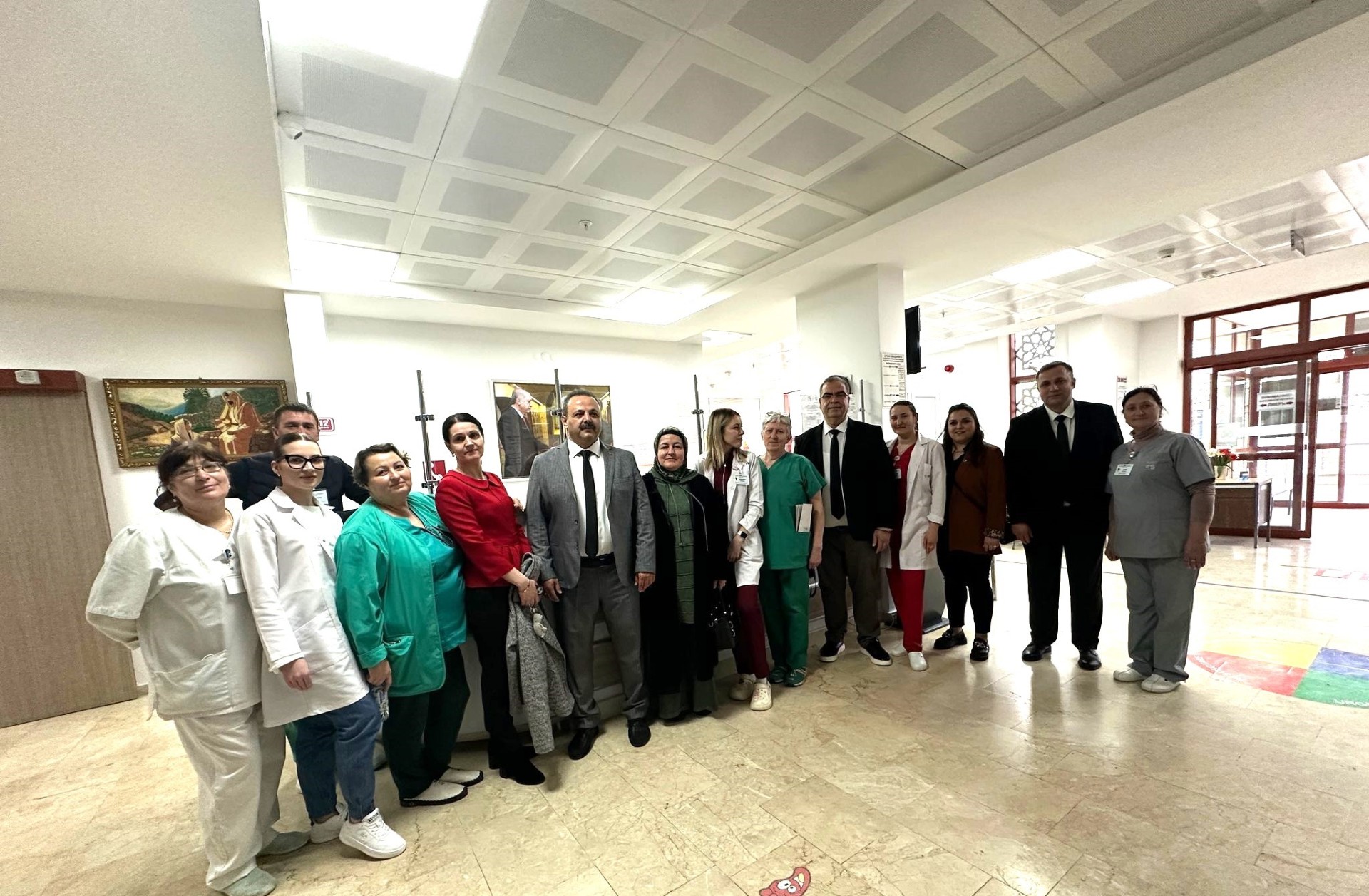 Rektör Arıbaş, TİKA Moldova-Aziz Sancar Tanı ve Tedavi Hastanesi’ni ziyaret etti