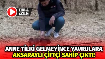 Aksaray’ın Eskil ilçesine bağlı Gümüşdüğün köyünde bulunan bir süt üretim