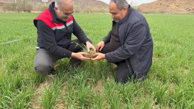 Ziraat Odası Başkanı Emin Koçak ve Tarım İl Müdürü Nejdet