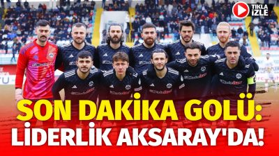 Nesine 2. Lig Kırmızı Grubun 30. haftasında Motolux 68 Aksarayspor,