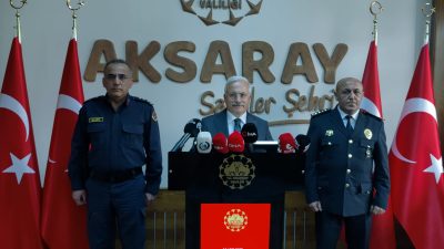 Aksaray Valiliği, il genelindeki asayiş ve güvenlik durumunu değerlendirmek amacıyla