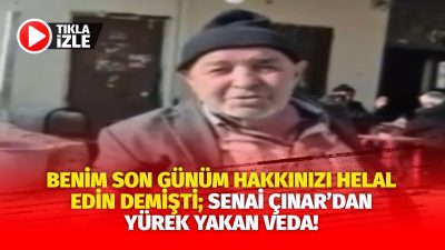 Ortaköy’ün Bozkır Köyü’nün sevilen ismi Senai Çınar, akşam saatlerinde Ortaköy