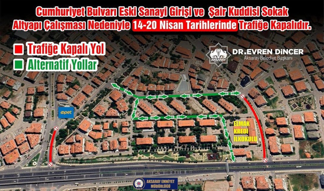 Aksaray Belediyesi, şehir içi ulaşımı doğrudan etkileyen önemli bir altyapı