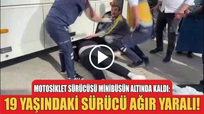 Aksaray’da yaşanan feci kazada, kontrolden çıkan motosiklet 20 metre sürüklendikten