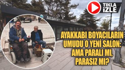 Aksaray’da Boyacılık yapan esnaflar Aksaray belediye başkanı Evren Dinçer tarafından