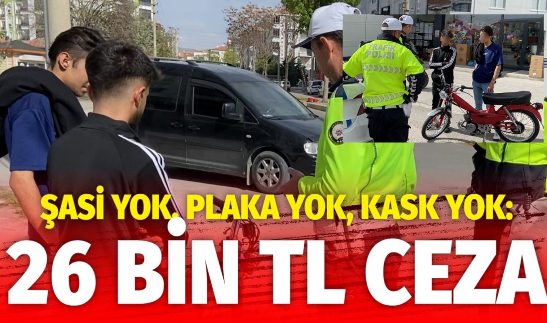 Aksaray’da trafik ekipleri, motosiklet