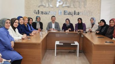 AK Parti Aksaray İl Başkanı Hamza Aktürk’ün katılımıyla, İl Kadın