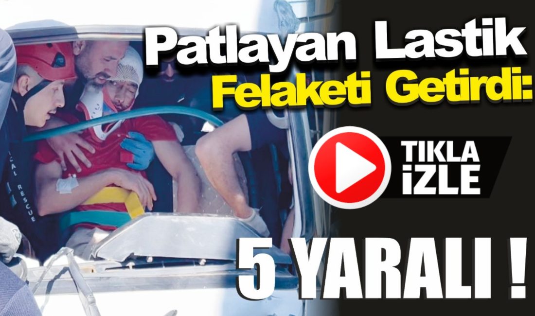 Aksaray’da kontrolden çıkan minibüs