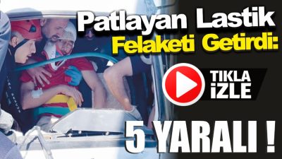 Aksaray’da kontrolden çıkan minibüs kaldırıma çıktı, üst geçidin duvarına çarparak
