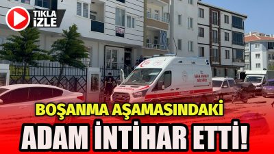 Aksaray’da boşanma sürecinde olan bir adam, yaşadığı ruhsal çöküntünün ardından