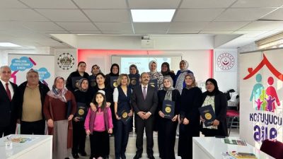 Aksaray’da yürütülen Koruyucu Aile Hizmet Modeli kapsamında 20 aile, 1.
