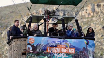 Aksaray’ın gözde turizm merkezi Ihlara Vadisi’nde sıcak hava balon uçuşları