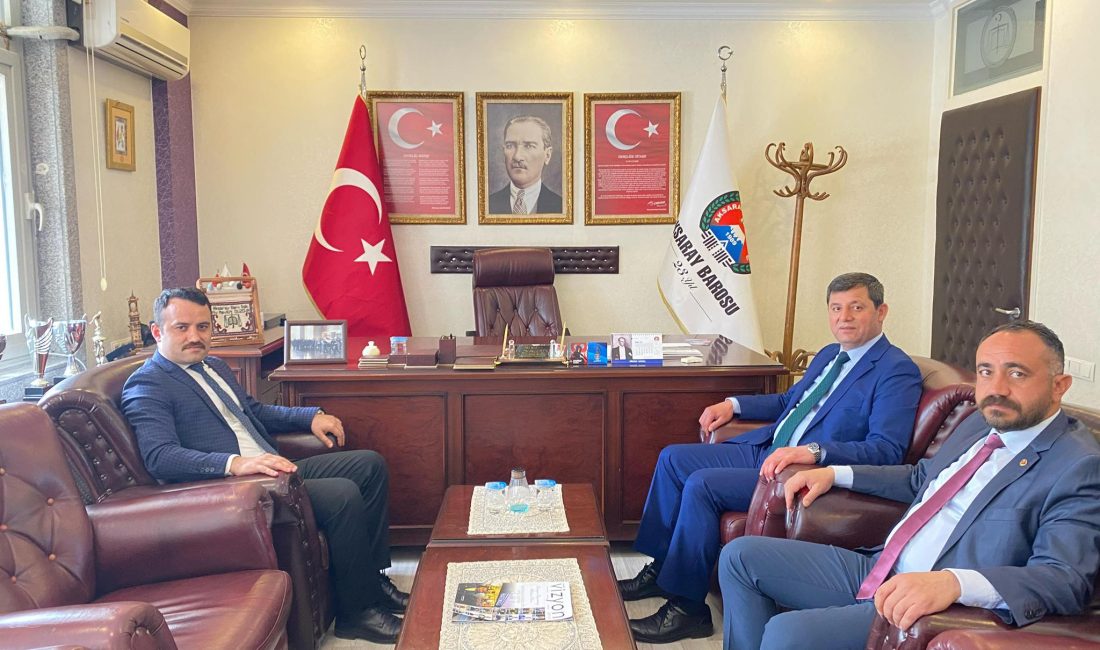Aksaray Cumhuriyet Savcısı Ali Ata, Baro Başkanı Erçin Mevlüt Düzgün’ü