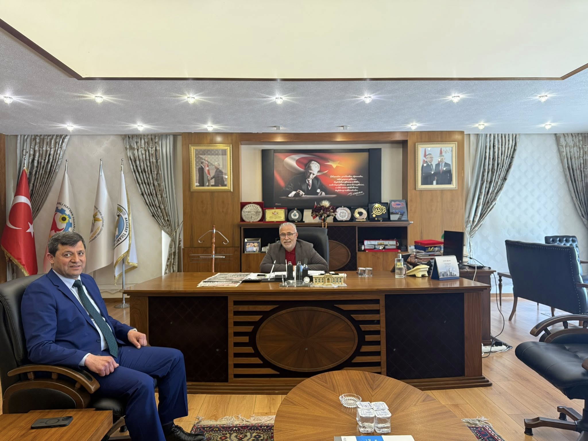 Aksaray Baro Başkanı’ndan Ticaret Borsasına ziyaret