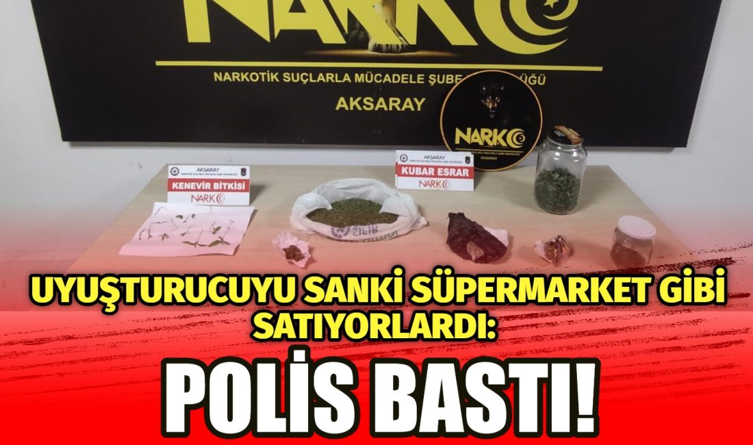 Aksaray Emniyet Müdürlüğü Narkotik