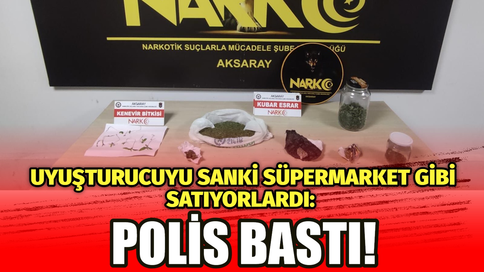 Uyuşturucuyu sanki süpermarket gibi satıyorlardı: Polis bastı!
