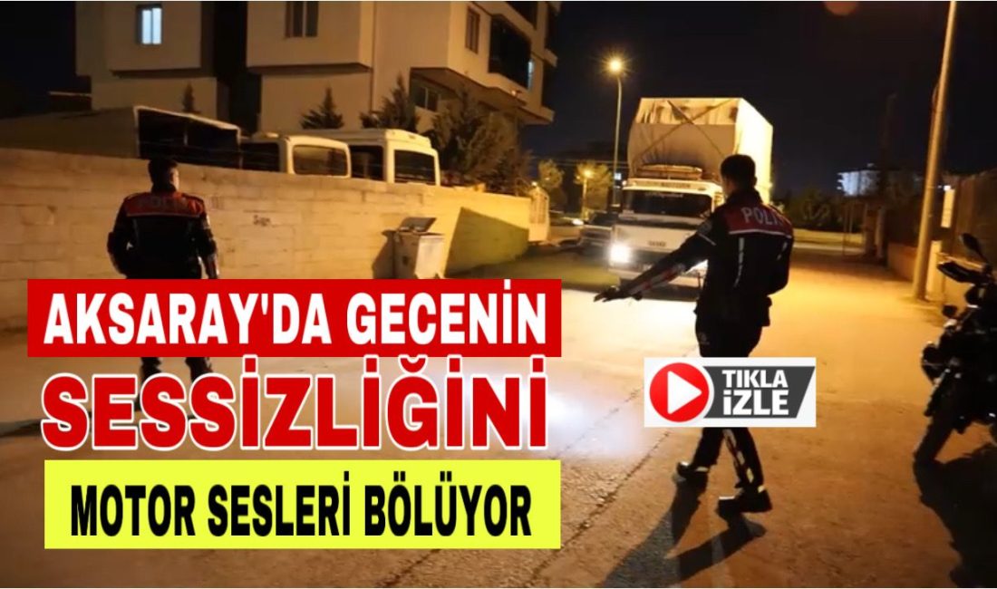 Aksaray sokaklarında gece sessizliğini