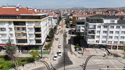 Aksaray Belediyesi, kentin en işlek arterlerinden biri olan Büyük Bölcek