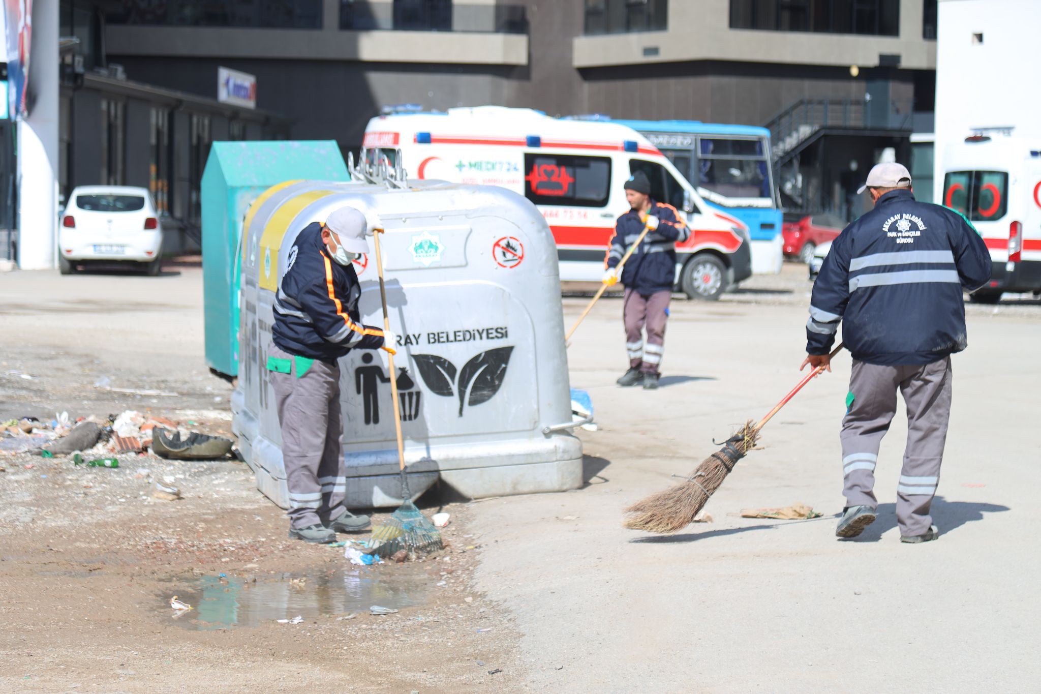 Aksaray Belediyesi, çevre temizliği ve düzenli şehir yaşamı için çalışmalarını