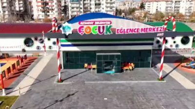 Aksaray Belediyesi, çocukların eğlenceli vakit geçirebileceği bir alan olan Çocuk