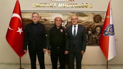 Aksaray İl Emniyet Müdürü Bekir Demir, Meteoroloji Müdürü Cevdet Başağa