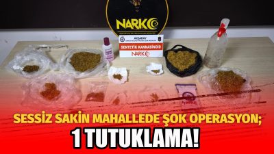 Aksaray’da narkotik ekiplerinin başarılı operasyonuyla 300 gramdan fazla uyuşturucu madde