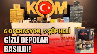 Aksaray Emniyet Müdürlüğüne bağlı KOM Şube Müdürlüğü ekiplerince düzenlenen 6