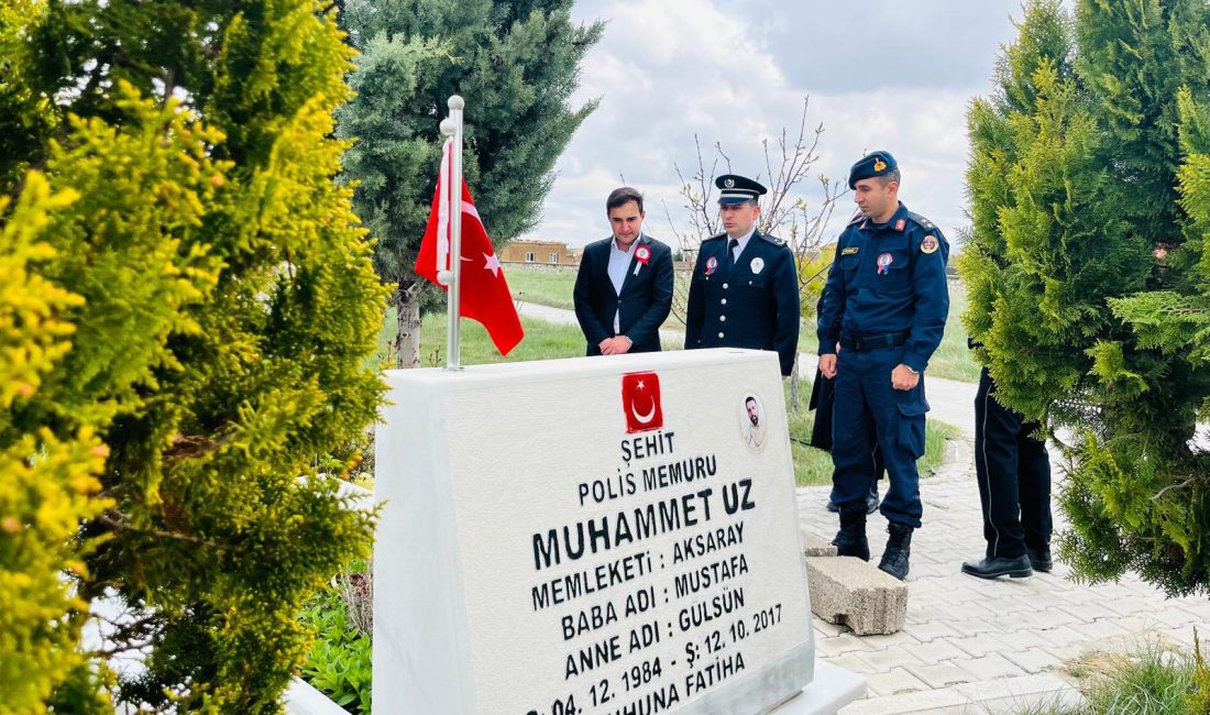 10 Nisan Polis Haftası kapsamında, Eskil Kaymakamı Fuat Yurddaş, İlçe