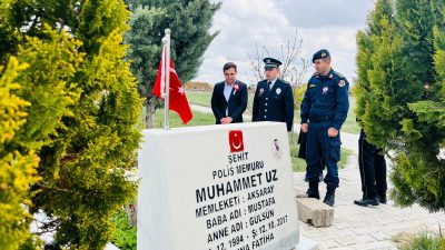 10 Nisan Polis Haftası kapsamında, Eskil Kaymakamı Fuat Yurddaş, İlçe