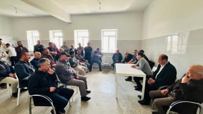 Eskil Kaymakamı Fuat Yurddaş, Güneşli Köyü Tarımsal Kalkınma Kooperatifi tarafından
