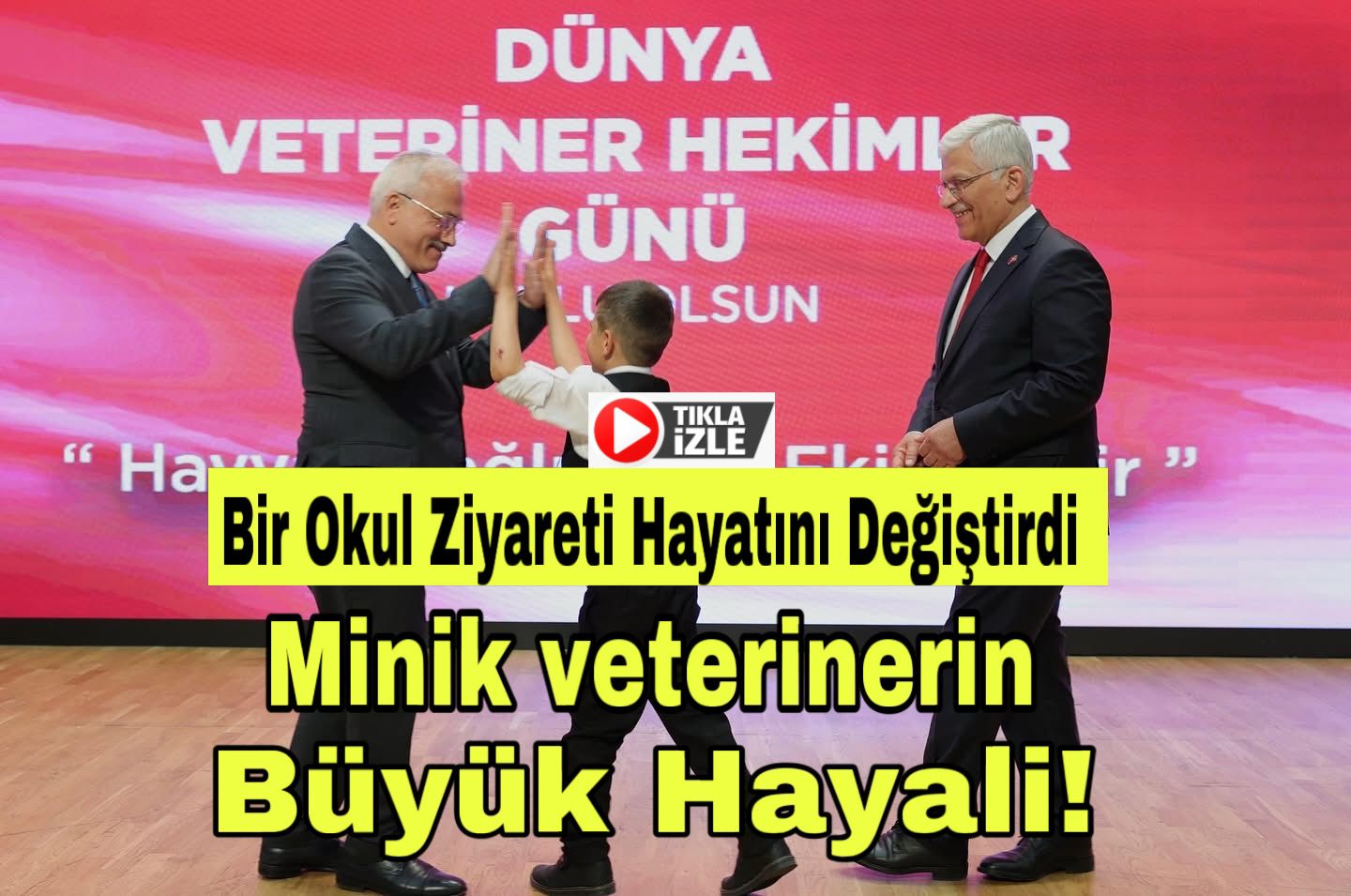 Bir okul ziyareti hayatını değiştirdi: Minik veterinerin büyük hayali!