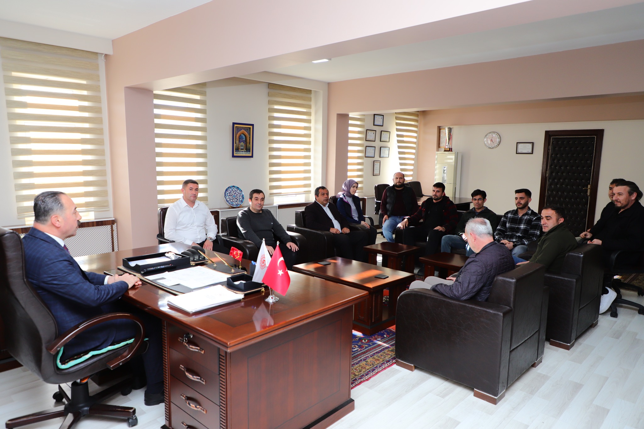 Gençlik ve Spor İl Müdürü Yıldız, personeliyle bayramlaştı