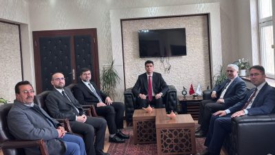 Güzelyurt Kaymakam Muammer Yetiş, ilçeye gelen Diyanet İşleri Başkanlığı heyetini