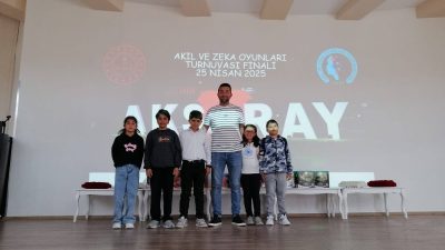Aksaray’da düzenlenen Türkiye Akıl ve Zekâ Oyunları İl Yarışması’nda Güzelyurt
