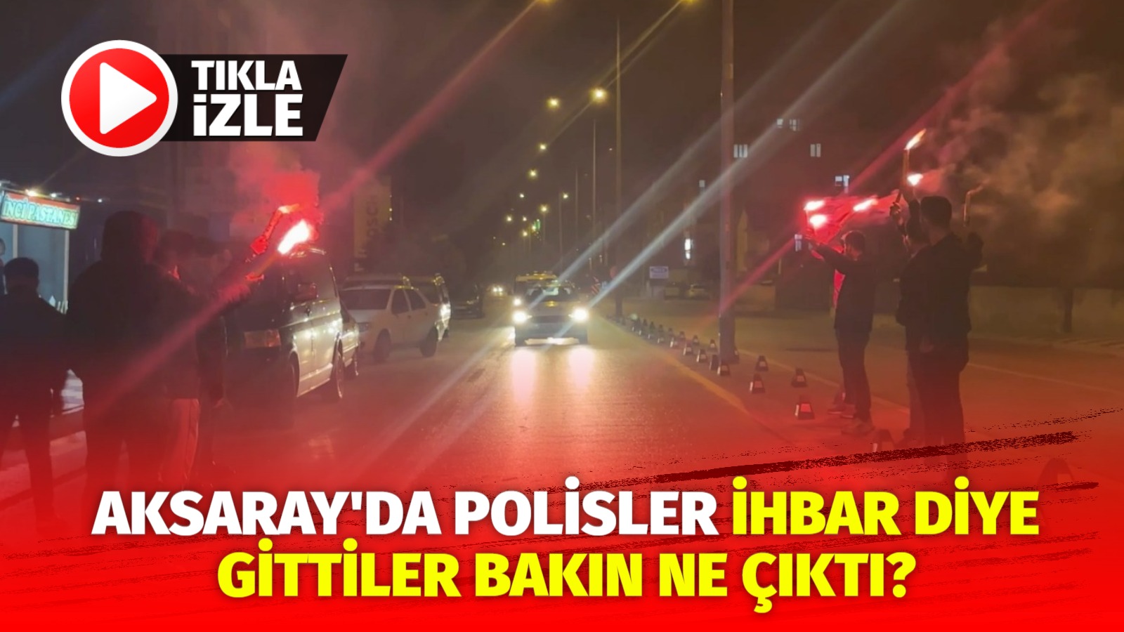 Aksaray’da polisler ihbar diye gittiler bakın ne çıktı?